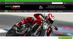 Desktop Screenshot of ducatiparts-online.com